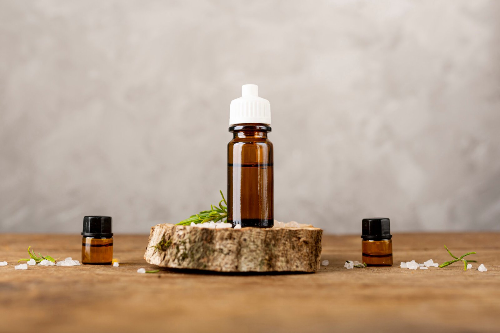 arrangement-with-spa-oils-salts